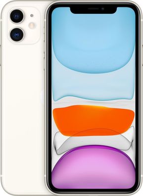 Apple iPhone 11 - 128GB - Weiß (Ohne Simlock) inkl. Silikon & Schutzglas
