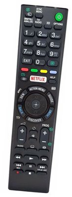 Ersatz Sony TV Fernbedienung KD-65XE9005 | KD-65XE9305 | KD-65ZD9 | KD-75X8501C