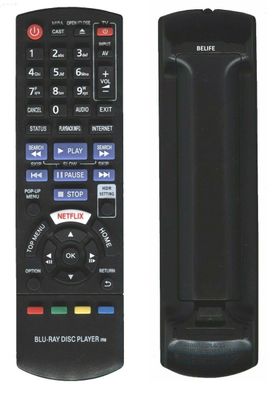 BELIFE? Ersatz Fernbedienung passend f?r Panasonic DMP-BDT364EG | DMP-BDT365EG | DMP-