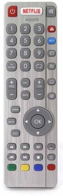 Originale Sharp TV Fernbedienung LC-43CUF8372ES | LC-43CUF8462ES | LC-43CUF8462KS | L