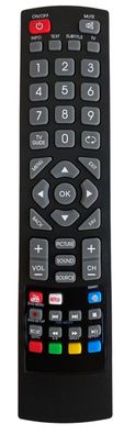 Ersatz Fernbedienung f?r Blaupunkt TV 43/134M-GB-11B-FEGBPX-EU | 43/134M-GB-11B-FEGBP