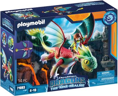 Playmobil DreamWorks Dragons 71083 Dragons: The Nine Realms - Feathers & Alex, ...
