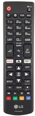 Original Fernbedienung f?r LG AKB75095308 Ultra HD TV mit Netflix Amazon Buttons
