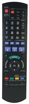 Ersatz Fernbedienung f?r Panasonic DMR-EX95VEG | DMR-EX98VEB | DMR-EX98VEG | DMR-XS35