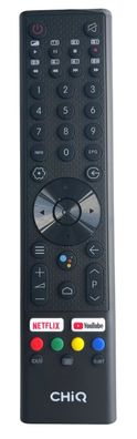 GCBLTV02ADBBT Bluetooth Ersatzfernbedienung f?r CHIQ TV Mit Sprachsteuerung