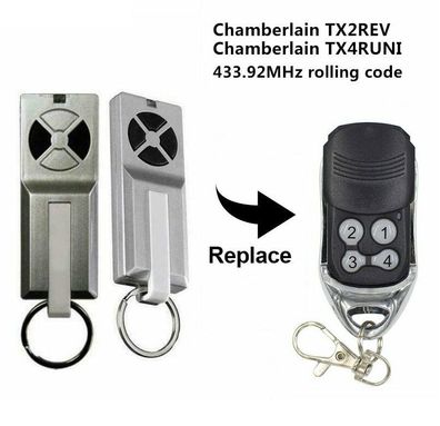 Handsender kompatibel f?r Chamberlain TX2REV / TX4RUNI