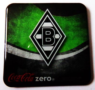 Coca Cola Zero - Fußballvereine - Borussia Mönchengladbach - Kühlschrankmagnet 6 x 6