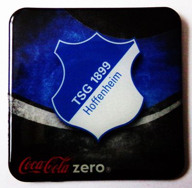 Coca Cola Zero - Fußballvereine - TSG 1899 Hoffenheim - Kühlschrankmagnet 6 x 6 cm