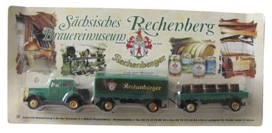 Rechenberger Brauerei Nr.14 - Sächsisches Brauereimuseum - Faun L8 - Hängerzug Oldie