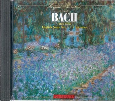 CD: Bach - English Suite No. 1 / 5 Toccatas (1988) Digital Concerto - CCT 642