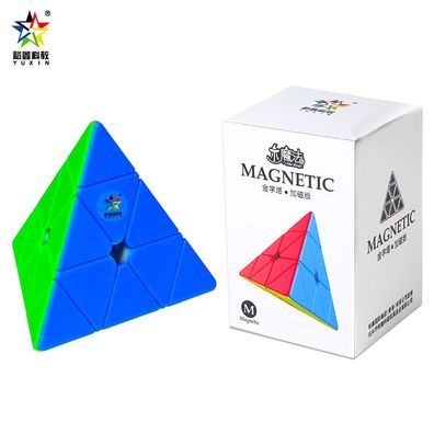 YuXin Little Magic Pyraminx M - Zauberwürfel Speedcube Magischer Magic Cube