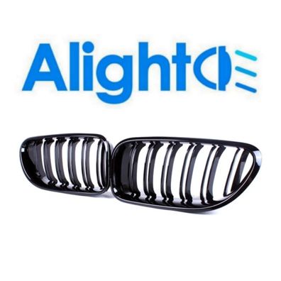 Nieren Kühlergrill Sport Schwarz Hochglanz für BMW 6er F06 F12 F13