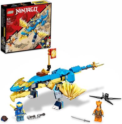 LEGO 71760 Ninjago Jays Donnerdrache EVO, Drachen Spielzeug für Kinder ab 6 Jahren...