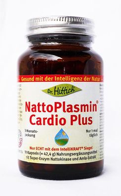 Dr. Hittich NattoPlasmin Cardio Plus, 1/2/4x 90 Kapseln, Nattokinase, B1