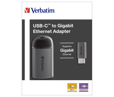 Adapter, USB 3.1-C/ RJ45 Gigabit, silber