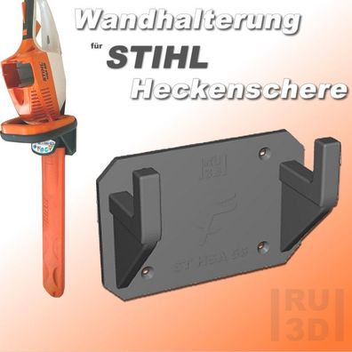Wandhalterung für Stihl Heckenschere, Halterung Akku Heckenscheren HSA 56 u.a.