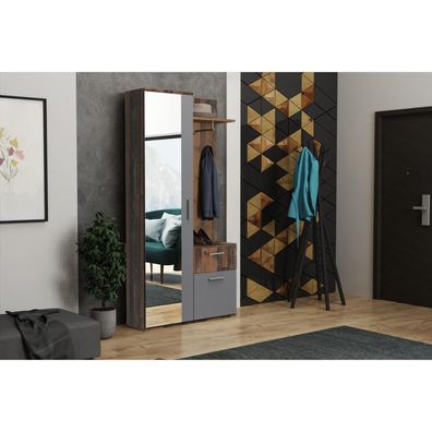 Elegante Garderobenschrank JUST im moderne Stil Modernmöbel Flur