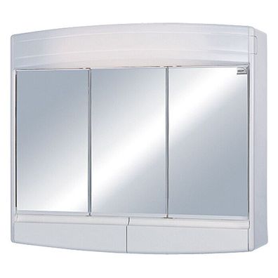 Spiegelschrank Badschrank Badspiegel Bad Spiegel 3-türig 60x53 cm vormontiert