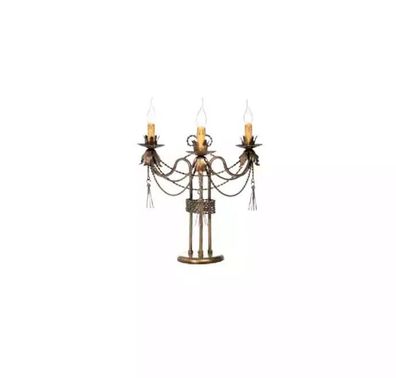 Tischlampe Tischleuchte Lampe Leuchten Luxus Gold Lampen Tisch Metall