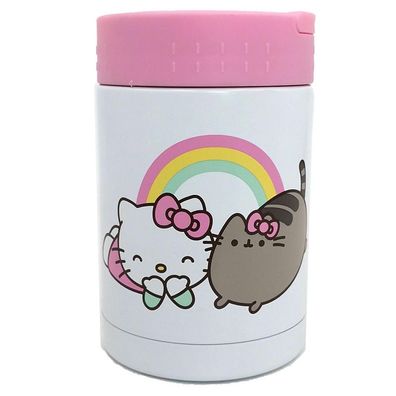 Hello Kitty & Pusheen die Katze wiederverwendbarer Thermobehälter isoliertes Spe