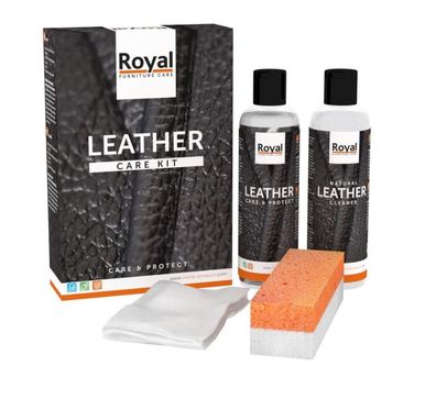 Oranje Royal Lederpflege Schutz Leather Care Kit Care & Protect midi 2 x 150 ml