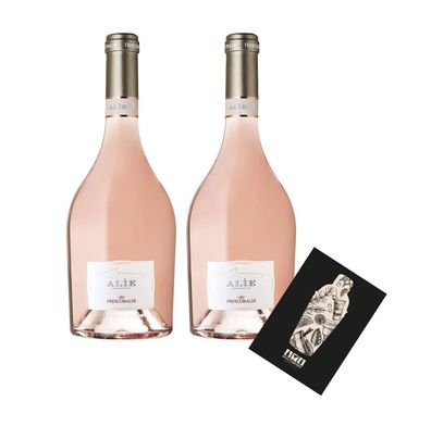 Rose Wein Set - 2x Alie Frescobaldi Rosé 750ml (12,5% Vol)- (Enthält Sulfite]