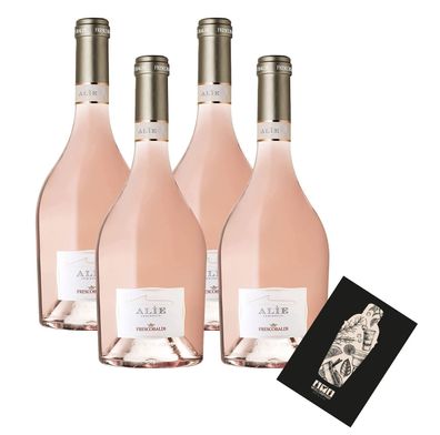 Rose Wein Set - 4x Alie Frescobaldi Rosé 750ml (12,5% Vol)- (Enthält Sulfite]