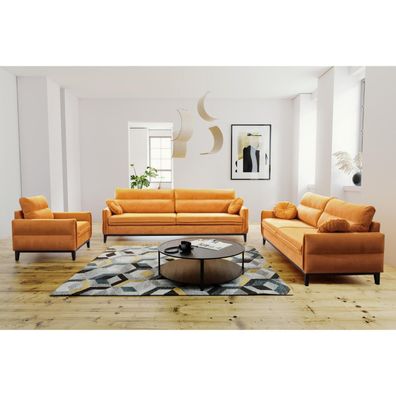 Beautysofa Sofa Bellano Couch 3-Sitzer Sofa Polstersofa Wohnzimmersofa Farben