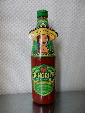 6 Flaschen Sangrita ohne Alkohol classico a' 0,50L. herzhaft aus Mexiko lecker