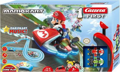Carrera FIRST Mario Kart™ - Royal Raceway Autorennbahn für Kinder ab 3 Jahren | ...