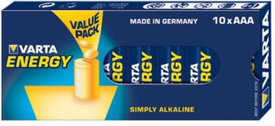 VARTA Batterie Micro Energy AAA 4106 10Stück