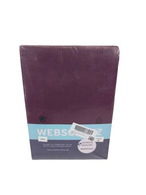 Webschatz Jersey Spannbettlaken in 90-100x200cm Beere (Gr. 100 x 200 cm)