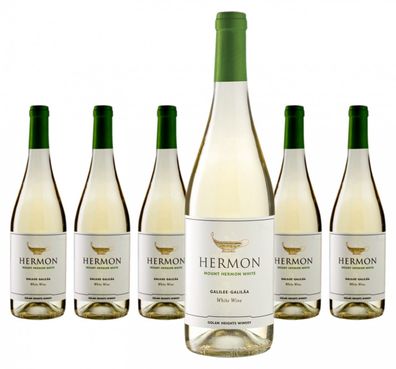 6 x Golan Heights Winery Hermon Mount Hermon White – 2022