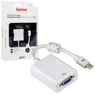 Hama Mini DP Displayport zu VGA Adapter-Kabel mDP für MacBook Thunderbold 2 MAC