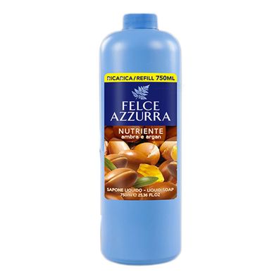 Paglieri Felce Azzurra Nutriente Ambra e Argan Flüssigseife 750 ml Refill