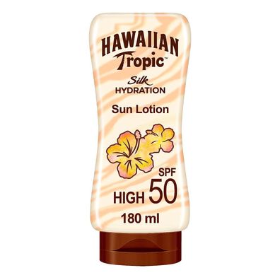 Hawaiian Tropic Silk Hydration Protective Sun Lotion Sonnencreme LSF 50 180 ml