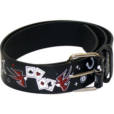 Rockabilly Classic Schwalben Gürtel - Größe: 110cm