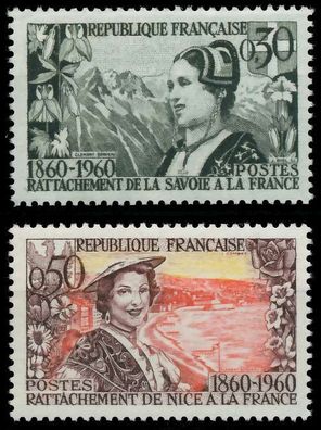 Frankreich 1960 Nr 1294-1295 postfrisch X62560A