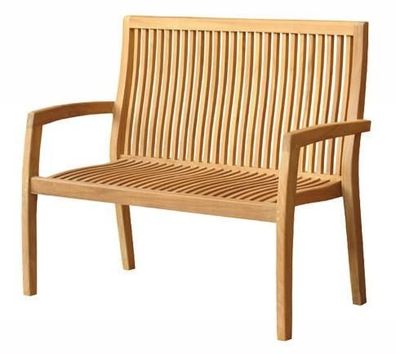 Stapelbank Como Teak Massivholz - Breite: 150 cm