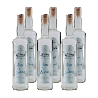 Maso Alto Grappa di Chardonnay (6 x 0,5L)