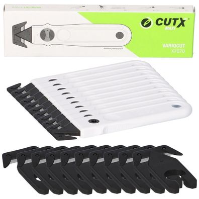 CutX Set 10x Sicherheitsmesser VarioCut X7070 + 10x Ersatzklingen