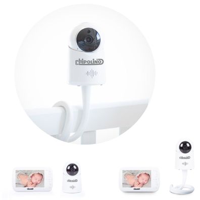 Chipolino Video-Babyphone Orion 5 Zoll LCD Nachtsicht, Musik, Temperatursensor