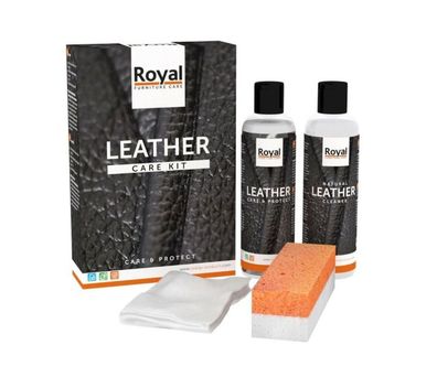 Oranje Royal Lederpflege Schutz Leather Care Kit Care & Protect maxi 2 x 250 ml