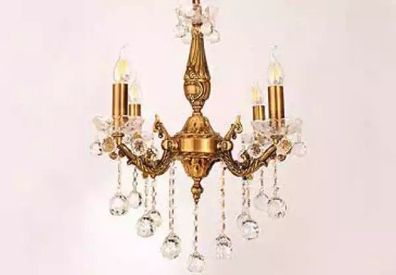 Kronleuchter Deckenleuchter Luxus Gold Deckenlampe Lüster Kristall Art