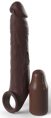 Dauerkondom X-tension Penis Sleeve mit Hodenring 8,9 cm Verlängerung Potenzhilfe