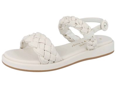 BAGATT Ravenna Damen Sandalette Sandale beige offwhite Textil