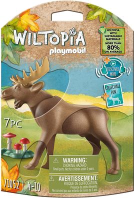 Playmobil Wiltopia 71052 Elch inklusive vielen Zubehör und Tier-Sammelkarte mit ...