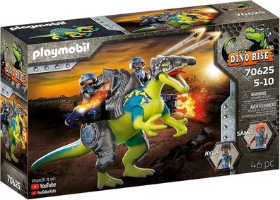 Playmobil Dino Rise 70625 Spinosaurus: Doppelte Verteidigungs-Power, Ab 5 Jahren