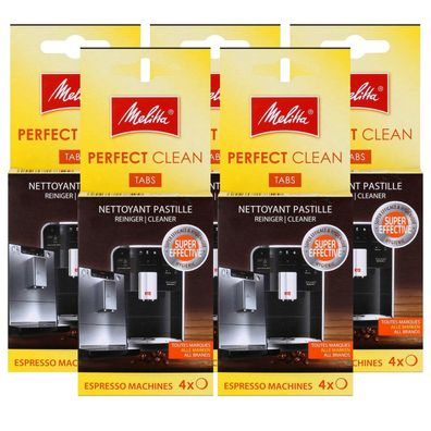 5 x Melitta Perfect CLEAN Reinigungstabs Espresso Maschinen