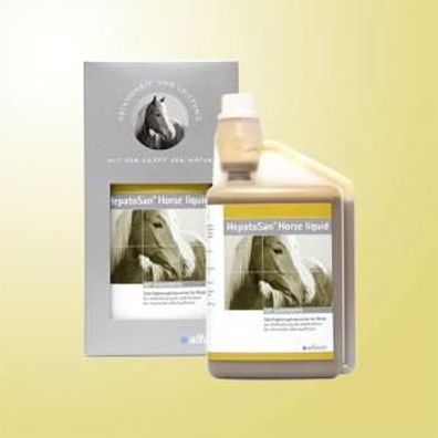 Alfavet HepatoSan® Horse liquid 1 Liter Ergänzungsfuttermittel für Pferde